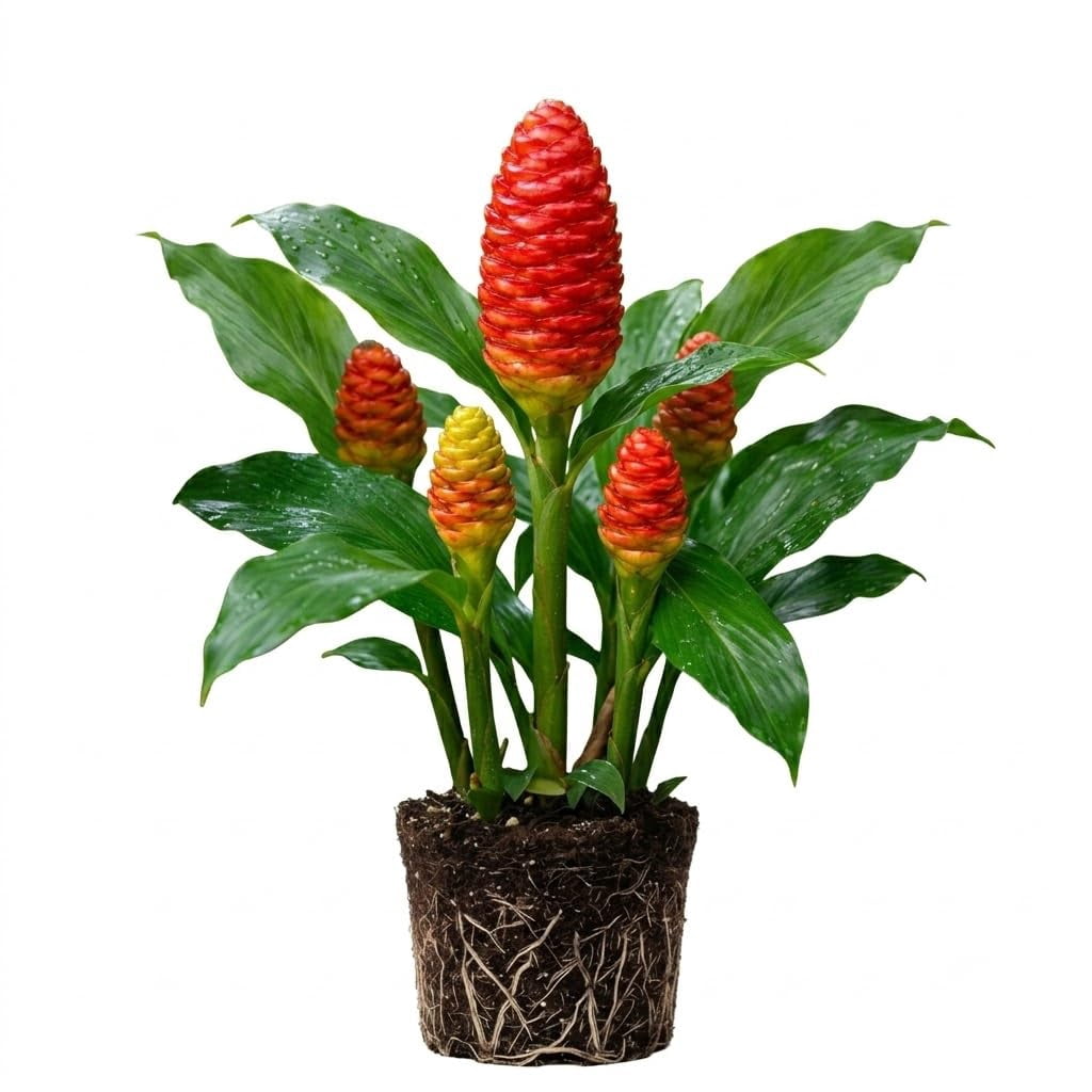 Shampoo Ginger Rhizomes - 15 Live Bare Root Starter Plants - Partial ...