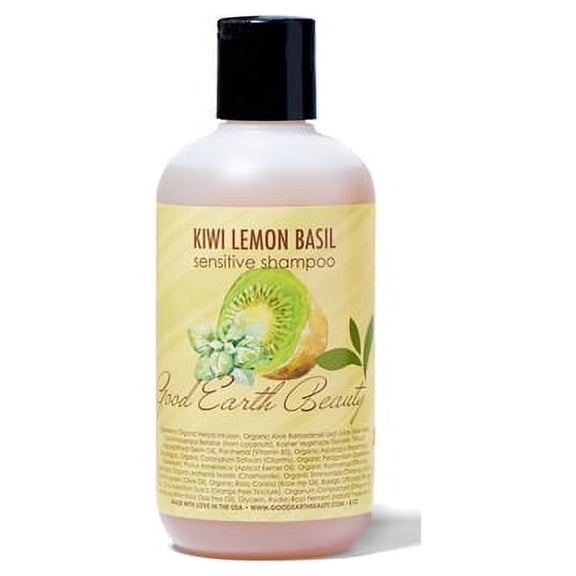Shampoo Kiwi Lemon Basil Healthy Scalp Natural By Good Earth Beauty