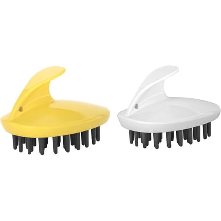 Shampoo Men 2Pcs Hair Washing Brushes Scalp Massaging Combs Head Massaging Combs Meridian Combs for Massage Men Shampoo
