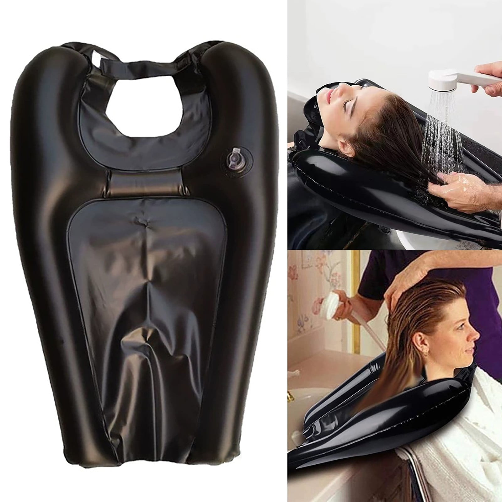 Shampoo Pillow inflatable Pvc Portable Shampoo Basin Head Mounted