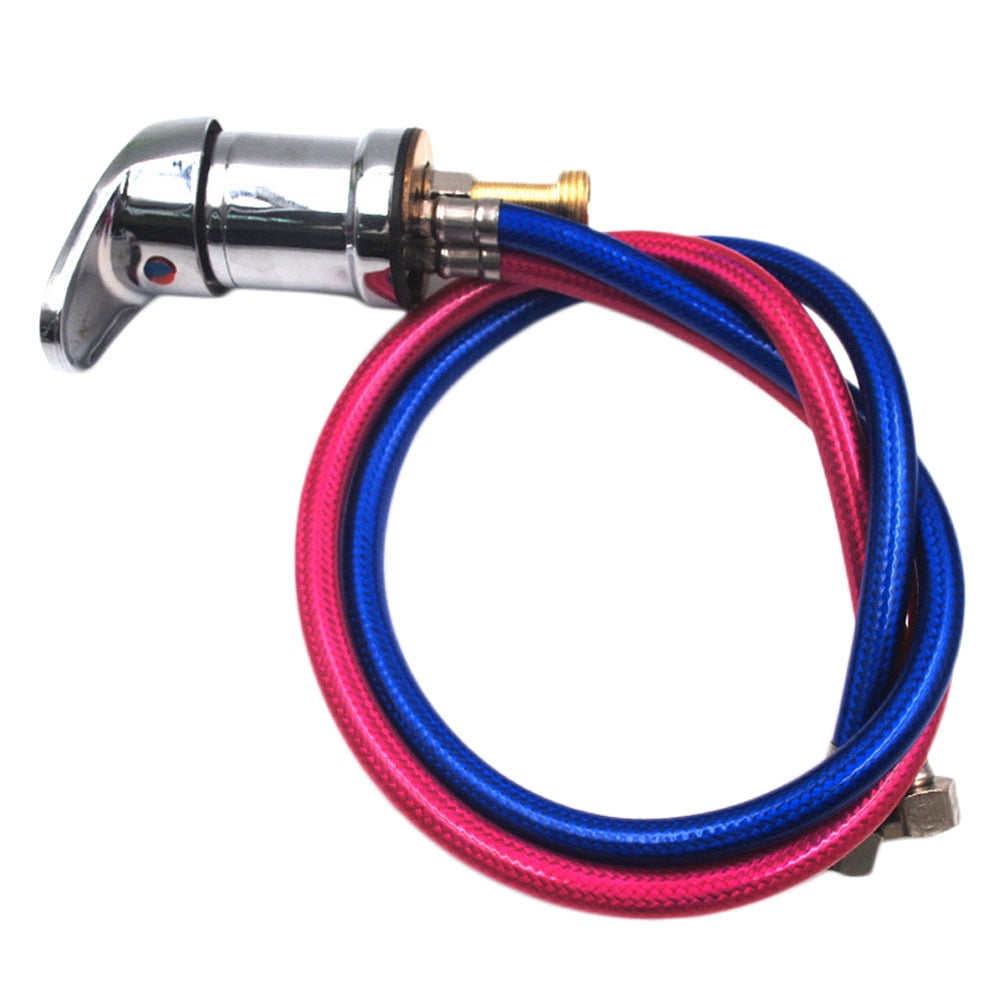 Shampoo Salon Faucet Wash Basin Hot And Cold Water Tap with Hose Three