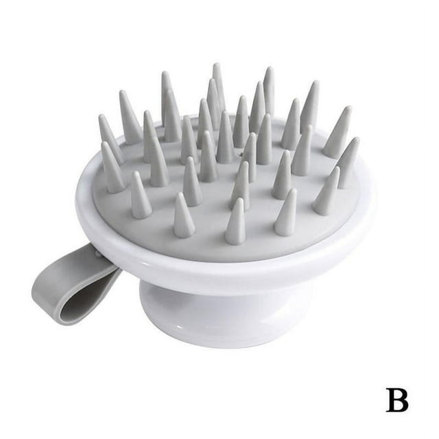 Shampoo Scalp Head Shower Scrubber Massage Massager Brush Hair Clean Scrub E2S4