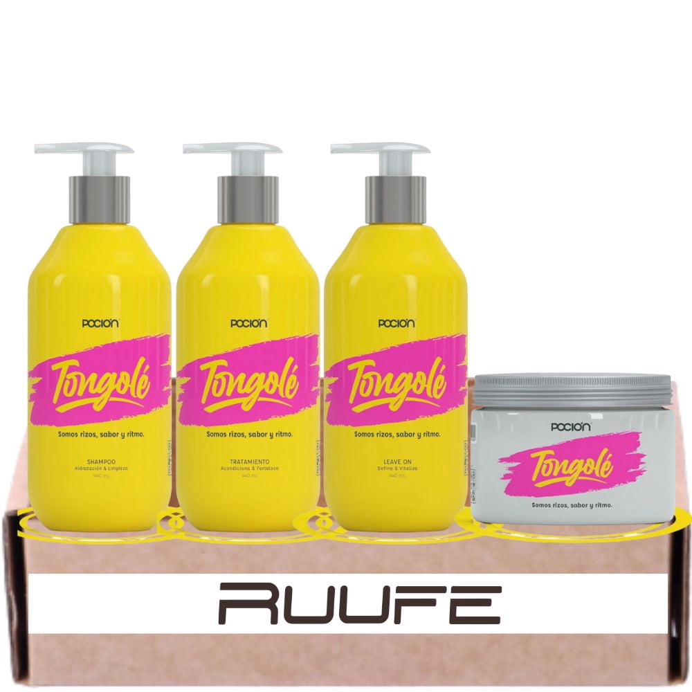 Shampoo Treatment Hair cream hair mask (4 Pack) Shampoo la pocion Colombia Shampoo based on Ceramides, Coconut Oil and Aloe Vera,  shampoo Tratamiento Crema y masca