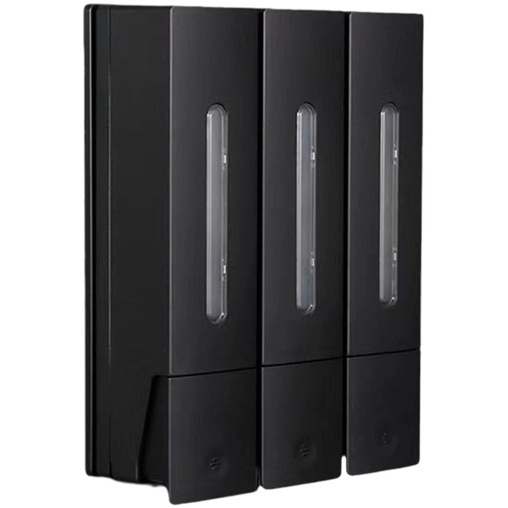 Shampoo and Conditioner Dispenser Shower Soap Dispenser Shower Dispenser 3 Chamber No Drill Shampoo Dispenser, Wall Mounted for Home Hotel
