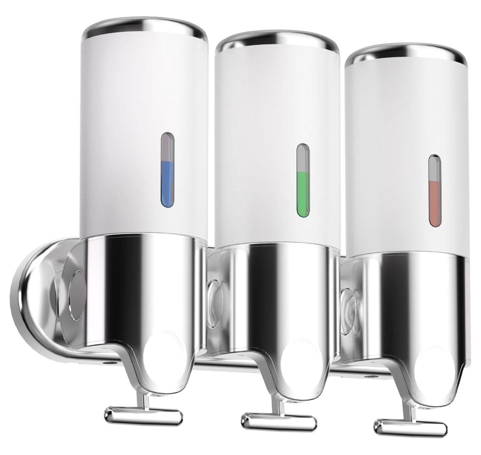 TSNQGFUCGXU3 Chamber Shampoo Soap Dispenser No Leakage For Shower Wall Mounted And Conditioner Dispenser No Drill, Perfect For Bathroom, Kitchen, HotelHome Bathroom Decor Summer TSNQGFUCGXU3 Chamber Shampoo Soap Dispenser No Leakage For Shower Wall Mounted And Conditioner Dispenser No Drill, Perfect For Bathroom, Kitchen, HotelHome Bathroom Decor Summer