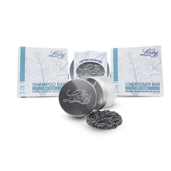 Shampoo and Conditioner Travel Bundle - Bay Rum