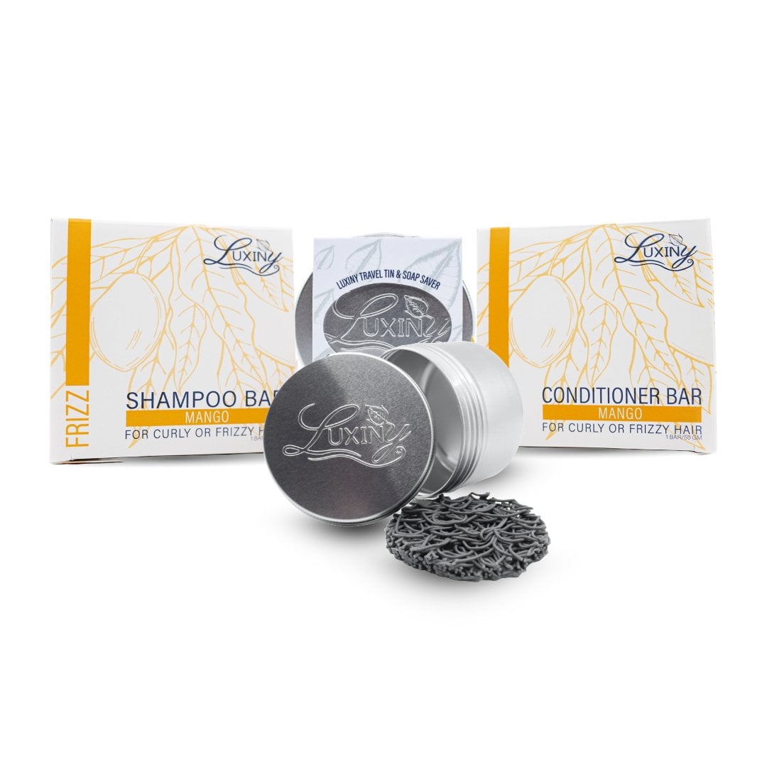 Shampoo and Conditioner Travel Bundle Mango
