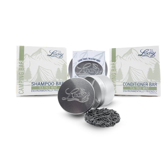 Shampoo and Conditioner Travel Bundle - Tea Tree Mint