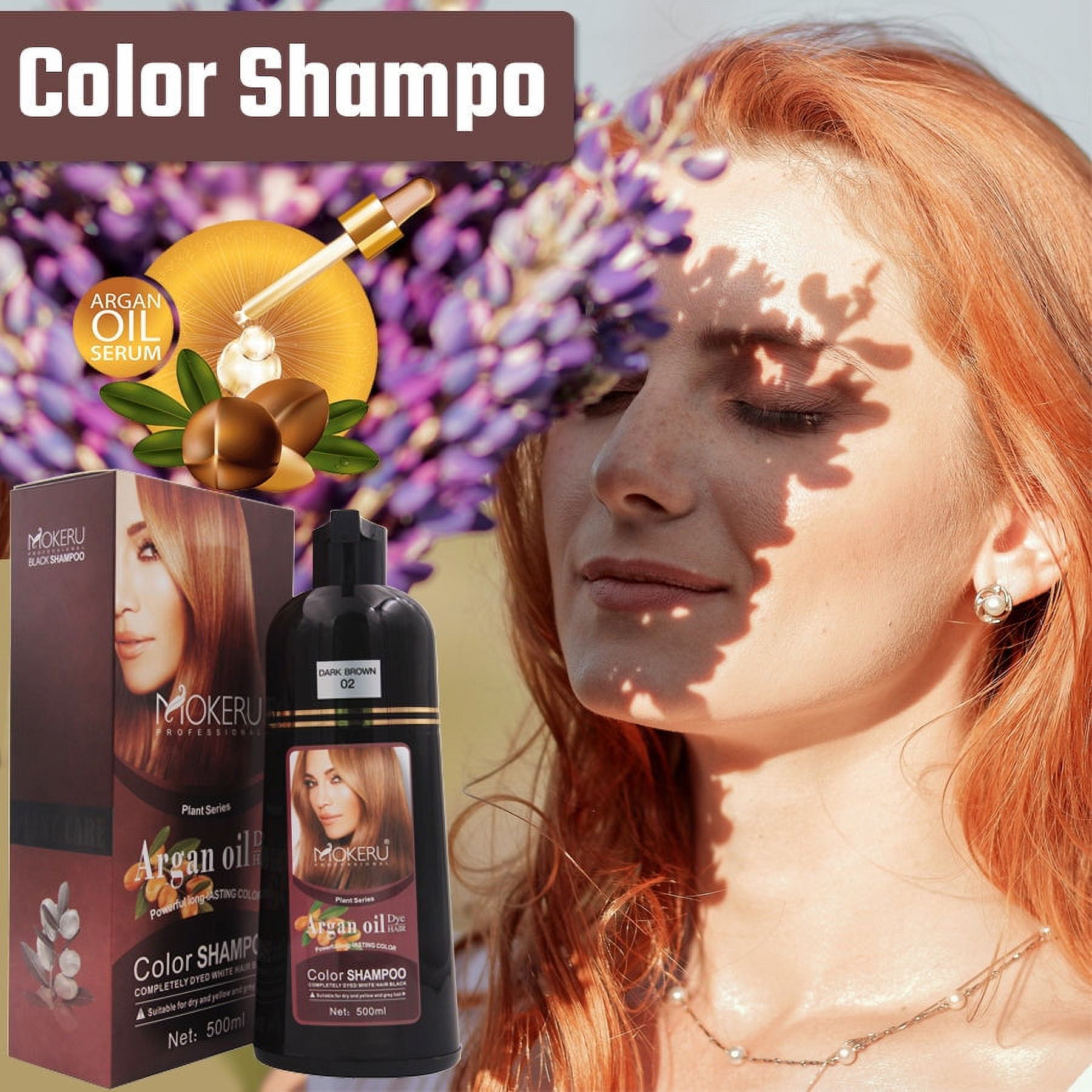 Shampoo de color de aceite de argán