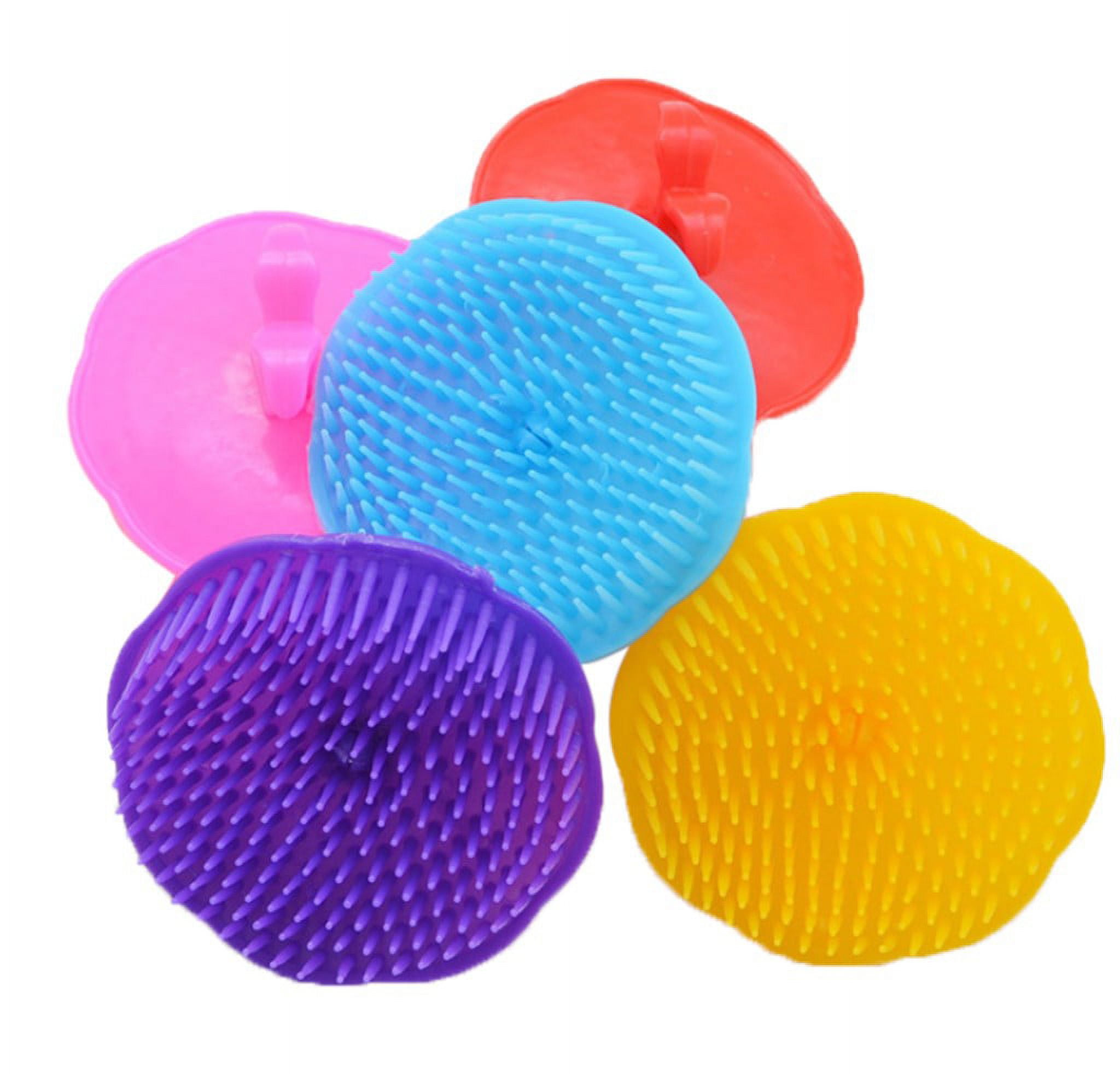 Shampooing Brush Shampoo Hair Scalp Silicone Washing Shower Massage