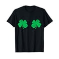 thumbnail image 1 of Shamrock Boobs T-Shirt Irish St Patricks Day Shirt T-Shirt, 1 of 5