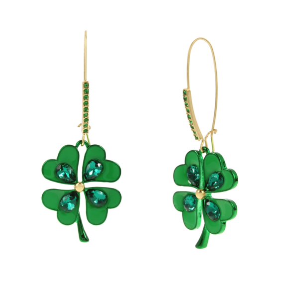 Shamrock Dangle Earrings