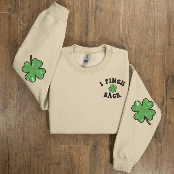 Shamrock Elbow T-Shirt, Funny St Patricks Day T-Shirt, Armpatch Shamrock shirt, Patricks D