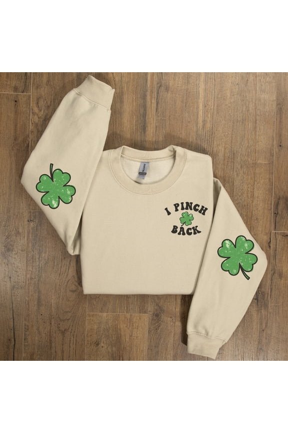 Shamrock Elbow T-Shirt, Funny St Patricks Day T-Shirt, Armpatch Shamrock shirt, Patricks D