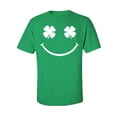 thumbnail image 1 of Shamrock Face Adult Short Sleeve T-shirt, 1 of 4