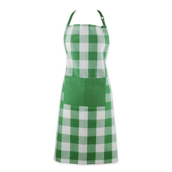 Shamrock Green Buffalo Check Chef Apron