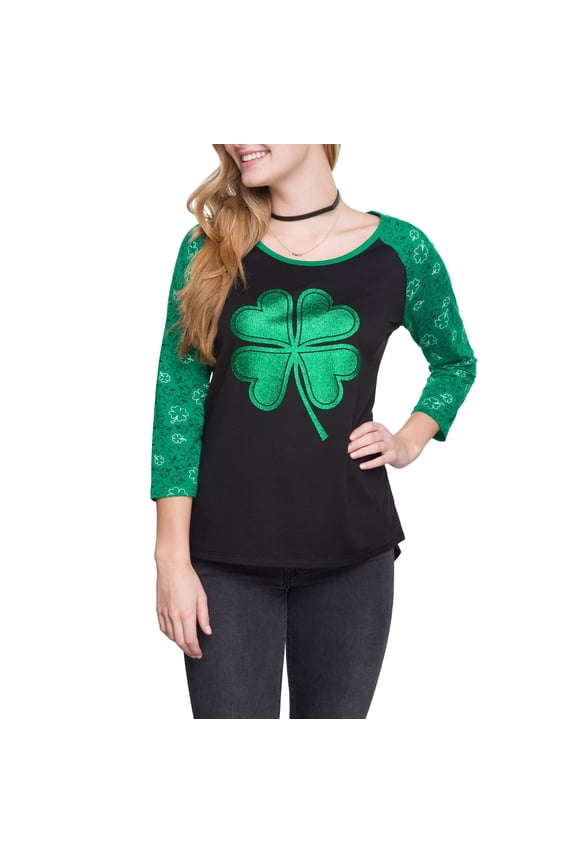Shamrock Heart Juniors Ls Top