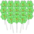 thumbnail image 1 of Shamrock Lollipops, St. Patricks Day Candy, 18 Count, 14 Ounce Box, 1 of 8