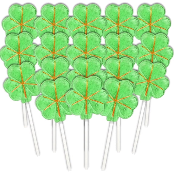 Shamrock Lollipops, St. Patricks Day Candy, 18 Count, 14 Ounce Box