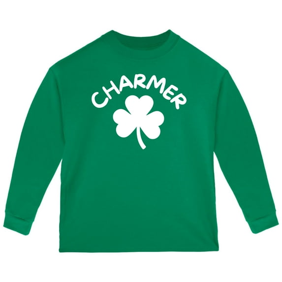 Shamrock Lucky Charmer Toddler Long Sleeve T Shirt