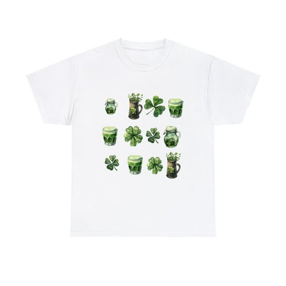 Shamrock Patricks Day t-shirt, Shamrock t-shirt, Lucky t-shirt ID-0216-LOEQ