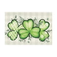 thumbnail image 1 of Shamrock St. Patrick's Day Placemats Set of 4, 12x18 inch Seasonal Spring Insulation Table Mats for Party Kitchen Dining Decoration, 1 of 6