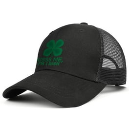 St. Patrick s Day Shamrock Vintage 2. Trucker Cap Cotton Adjustable Mens Mesh Hat Retro Unisex Dad Hat for Sports Fish Walmart