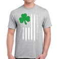 thumbnail image 1 of Shamrock US Flag Graphic Shirt - St Patrick's Day Tees for Men - Irish American Party T-Shirt Gifts, 1 of 2