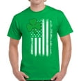 thumbnail image 1 of Shamrock US Flag Graphic Shirt - St Patrick's Day Tees for Men - Irish American Party T-Shirt Gifts, 1 of 2