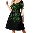 thumbnail image 1 of Shamrock Web Tee/ Dress/ Leggings Dress prom clothes elegant dresses plus sizes summer women's suit dress for women, 1 of 6