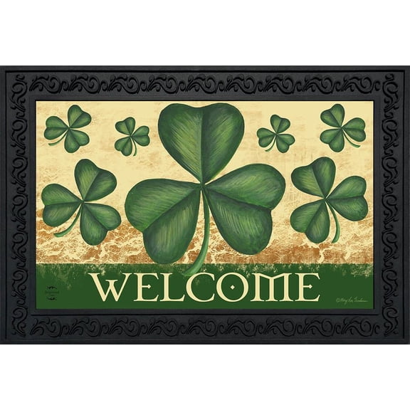 Briarwood Lane Shamrock Welcome St. Patrick's Day Doormat