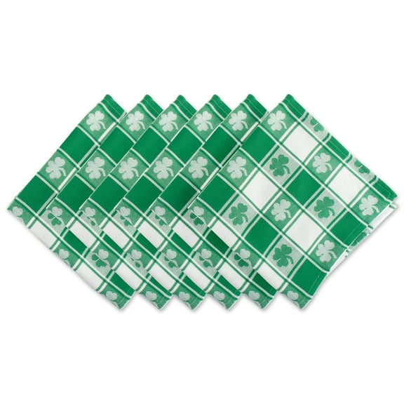 Shamrock Woven Check Napkin (Set of 6)