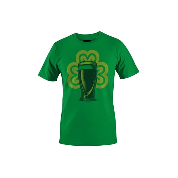 Shamrock and Pint Classic St. Patricks Day Beer Design Men's T-shirt