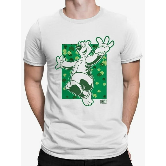 Shamrock's ICEE Bear Fun - Lucky St.Patrick's Day Graphic Men's T-shirt