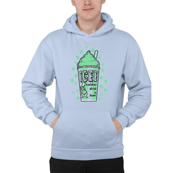 Shamrock's ICEE Delight - Cool St. Patrick's Day Men's Hoodie