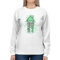 thumbnail image 1 of Shamrock's ICEE Delight - Cool St. Patrick's Day Sweatshirt Women's, 1 of 4