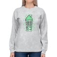 thumbnail image 1 of Shamrock's ICEE Delight - Cool St. Patrick's Day Sweatshirt Women's, 1 of 4