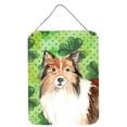 thumbnail image 1 of Shamrocks Sheltie Wall or Door Hanging Prints, 1 of 1