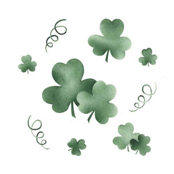 Shamrocks Wall Stencil SKU #3037 by Designer Stencils