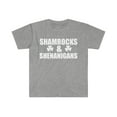 thumbnail image 1 of Shamrocks and Shenanigans Unisex T-shirt S-3XL St Patrick's Day, 1 of 2