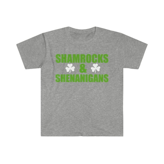 Shamrocks and Shenanigans Unisex T-shirt S-3XL St Patrick's Day