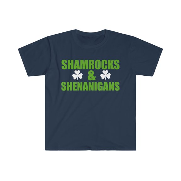 Shamrocks and Shenanigans Unisex T-shirt S-3XL St Patrick's Day