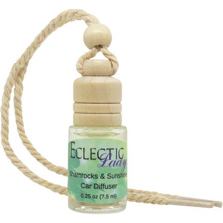Shamrocks and Sunshine Scented Car Diffuser by Eclectic Lady, 7.5 ml, Premium Air Freshener