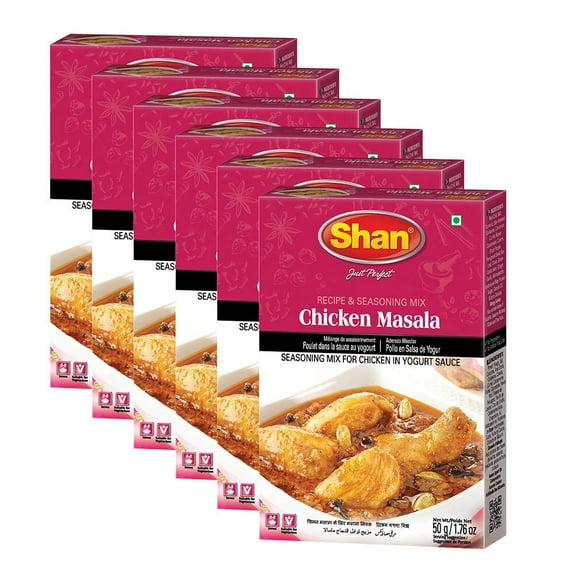 Shan - Chicken Masala Mix, 1.76 oz, 50g (6 Pack)
