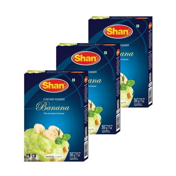 Shan - Custard Powder Banana 7 oz (200g) (Pack of 3)