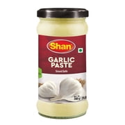 Shan - Garlic Paste (Ground Garlic), 700 Grams - Authentic Taste from Fresh Garlic in an Airtight Glass Jar - Vegan