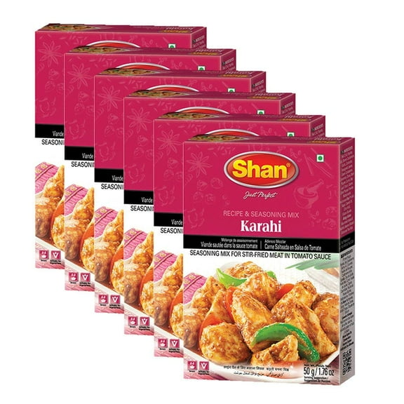 Shan - Karahi Seasoning Mix 1.76 oz, 50g (Pack of 6)