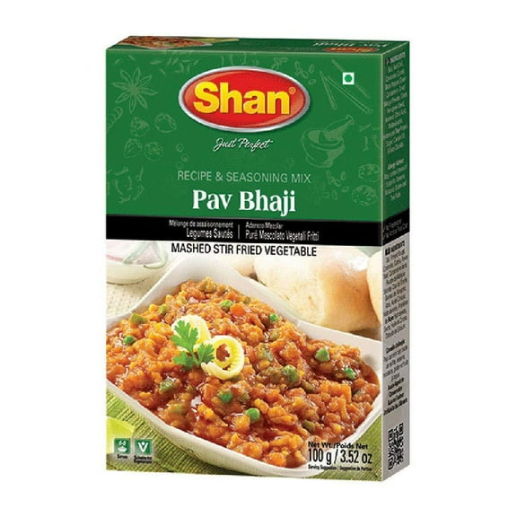 Shan Pav Bhaji Recipe and Seasoning Mix 3.52oz (100g)