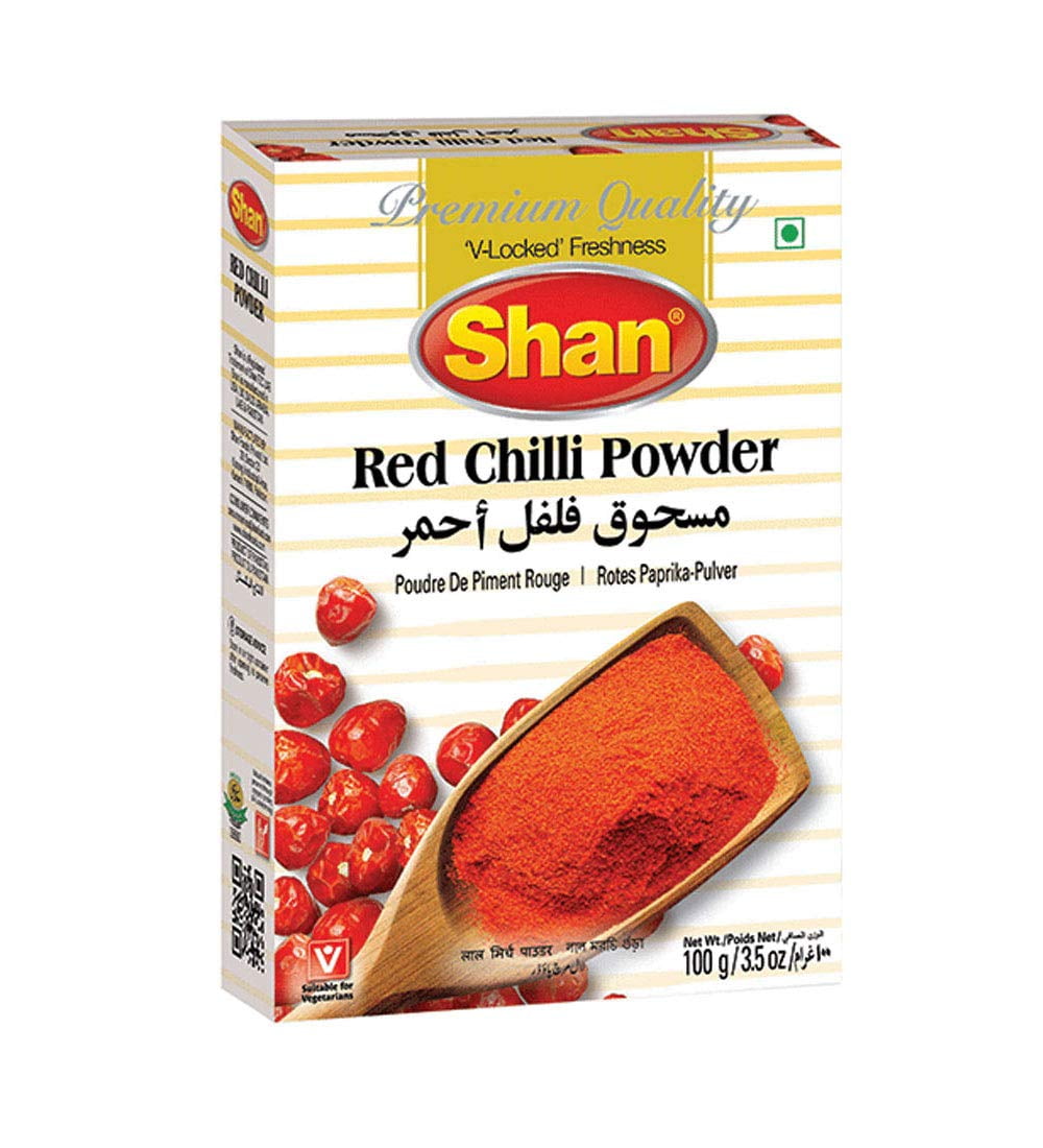 Shan Red Chilli Powder 3.52 oz (100g) No Preservative and Artificial