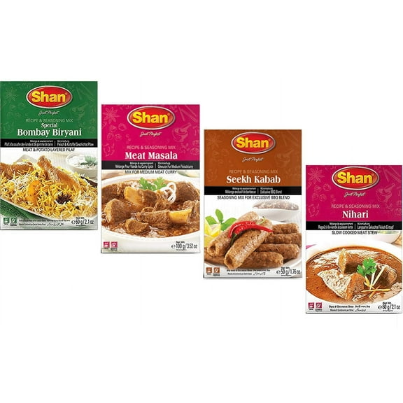 Shan - Spice Combo #2 (Bombay Biryani, Meat Masala, Nihari, Seekh Kabab)